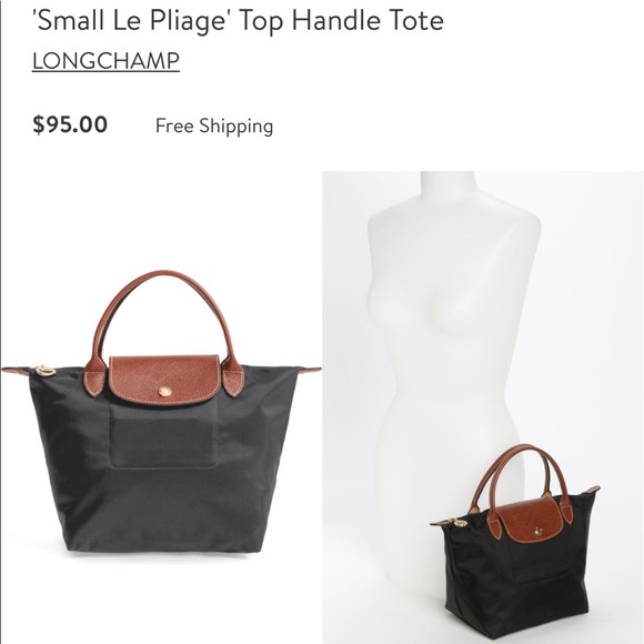 Small Longchamp Top Handle Tote - Picture 2 of 4